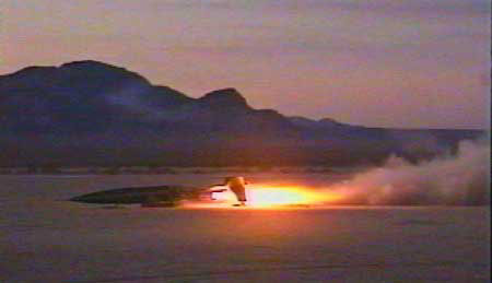Sonic Wind Static Test Fire