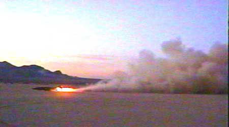 Sonic Wind Static Test Fire