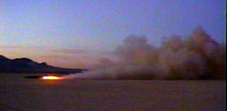 Sonic Wind Static Test Fire